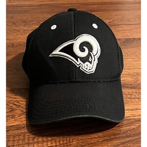 Los Angeles Rams Youth Hat Black NFL Team Apparel Adjustable Baseball Cap